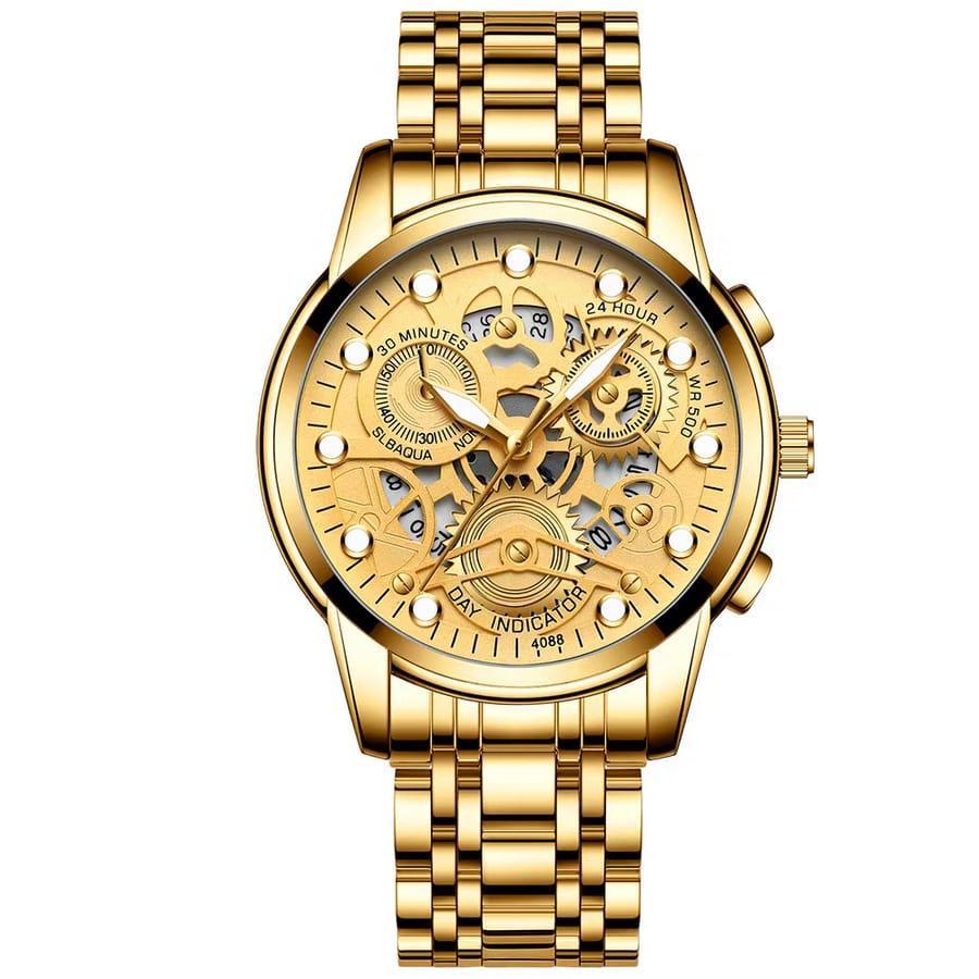 Men's Stainless Steel Quartz Chronograph Watch